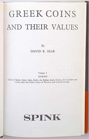 David R. Sear: Greek Coins and their values. ... 