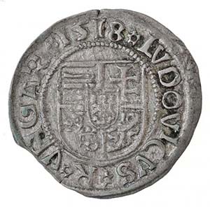 1518K-G Denár Ag II. Lajos (0,59g) ... 