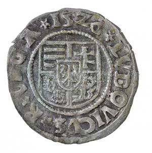 1526K-A Denár Ag II. Lajos (0,55g) ... 