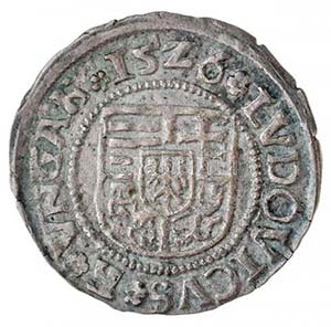 1526K-B Denár Ag II. Lajos (0,63g) ... 