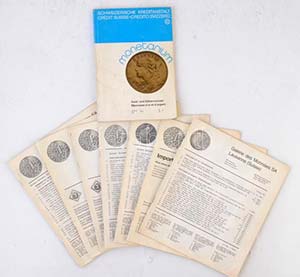 1972-1977. 8db svájci numizmatikai ... 