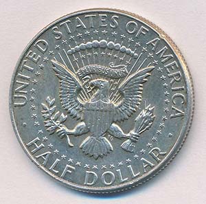 Amerikai Egyesült Államok 1964. 1/2$ Ag ... 
