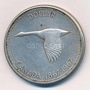 Kanada 1967. 1$ Ag II. ... 