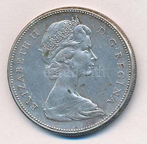Kanada 1967. 1$ Ag II. Erzsébet ... 