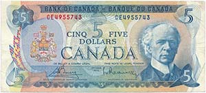 Kanada 1972. 5$ T:III ... 