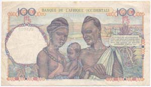 Francia Nyugat-Afrika 1946. 100Fr ... 