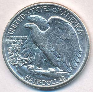 Amerikai Egyesült Államok 1942. 1/2$ Ag ... 