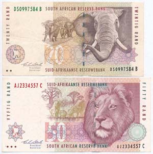 Dél-Afrika 1992. 50R + ... 