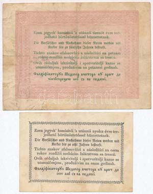1848. 5Ft Kossuth bankó barna nyomat + ... 