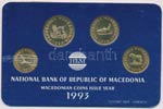 Macedónia 1993. 50d-5D (4xklf) forgalmi sor ... 