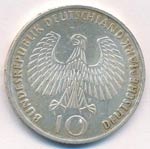 NSZK 1972F 10M Ag Olimpia-München/Olimpiai ... 