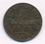 Német Államok / Poroszország 1862A 3pf Cu ... 