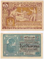 Pécs 1920. 2K + 5K ... 