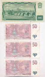 Csehszlovákia 1961. 100K + Csehország ... 