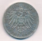 Német Államok / Poroszország 1913A 5M Ag ... 
