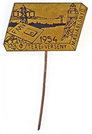1954. Terepverseny Máriabesnyő fém ... 