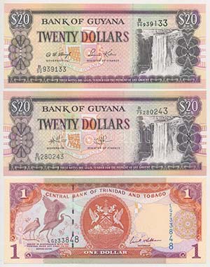 Vegyes: Guyana 1996. 20$ ... 