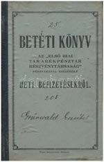 ~1918-1921. 3db-os betéti-, tagsági könyv ... 