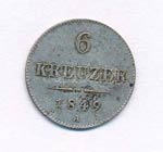 Ausztria 1849A 6kr Ag ... 