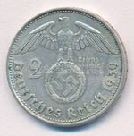 Német Harmadik Birodalom 1939B 2M Ag ... 