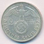 Német Harmadik Birodalom 1937D 2M Ag ... 