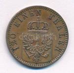 Német Államok / Poroszország 1868B 3pf Cu ... 