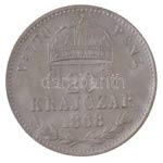 1868KB 20kr Ag Váltó Pénz rozettával, ... 