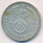 Német Harmadik Birodalom 1938E 2M Ag ... 