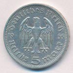 Német Harmadik Birodalom 1935A 5M Ag ... 