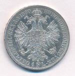 Ausztria 1860A 1Fl Ag Ferenc József T:1- ... 
