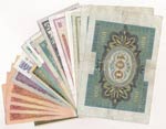 20db-os vegyes külföldi bankjegy tétel, ... 