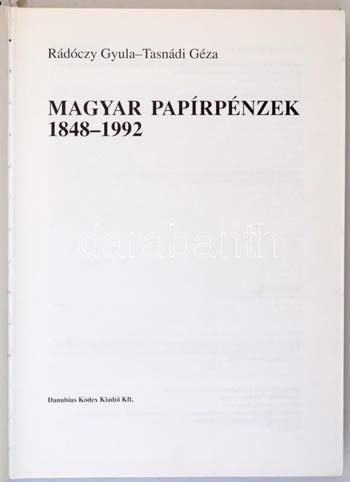 Rádóczy Gyula - Tasnádi Géza: Magyar ... 