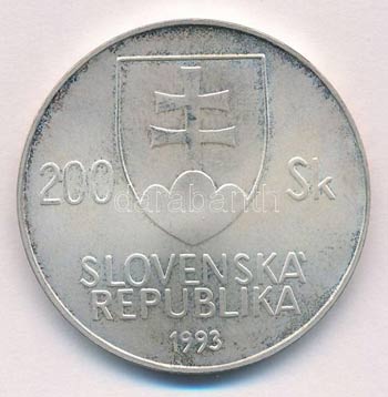Szlovákia 1993. 200K Ag Jan Kollar ... 