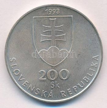 Szlovákia 1993. 200K Ag A szlovák nyelv ... 