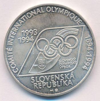 Szlovákia 1994. 200K Ag ... 