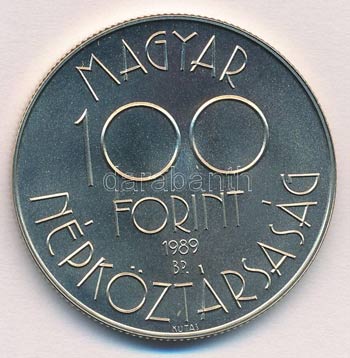 1989. 100Ft Cu-Ni-Zn Labdarúgó ... 