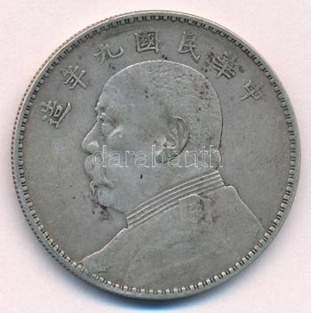 Kína 1920. 1$ (1Y) Ag ... 