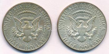 Amerikai Egyesült Államok 1968D-1969D 1/2$ ... 