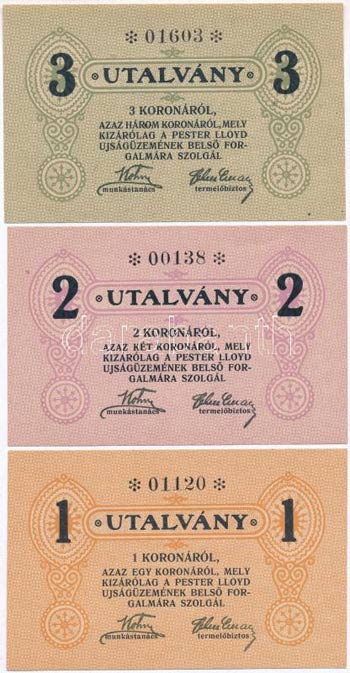Budapest ~1920. 1K + 2K ... 