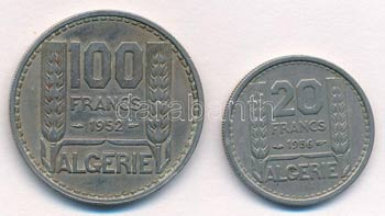 Algéria / Francia megszállás 1952. 100Fr ... 