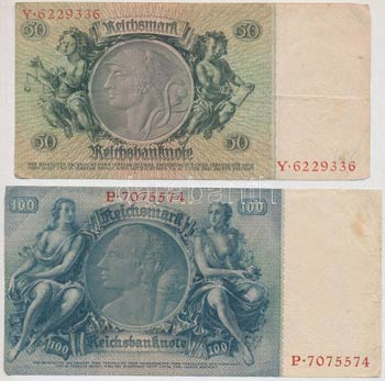 Német Harmadik Birodalom 1933. 50M + 1935. ... 