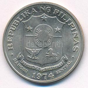 Fülöp-szigetek 1974. 1P Cu-Ni-Zn ... 