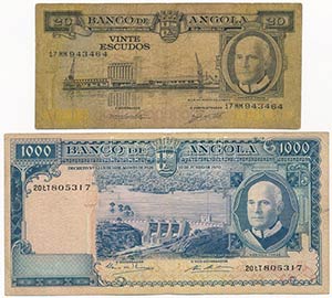 Angola 1962. 20E + 1970. ... 