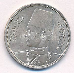 Egyiptom 1939. 5p Ag ... 