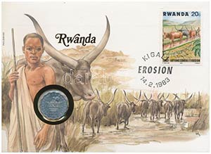 Ruanda 1970. 2Fr, ... 
