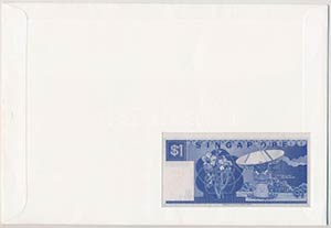 Szingapúr 1987. 1$ borítékban, alkalmi ... 