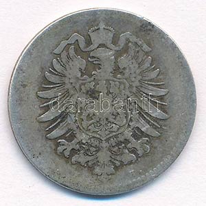 Német Birodalom 1875H 1M Ag T:3
German ... 