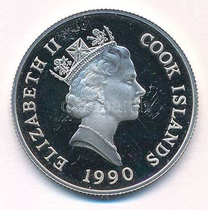 Cook-szigetek 1990. 10$ Ag Afrikai ... 