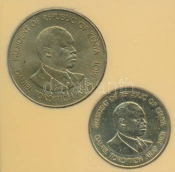 Kenya 1987. 5c + 10c plasztiktokban ... 