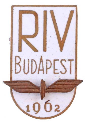 1962. RIV Budapest 1962 zománcozott Br ... 